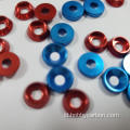 6061 aluminium countersunk washer untuk sekrup kepala tombol